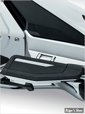 MARCHES-PIEDS PASSAGER - KURYAKYN - HONDA GOLDWING - Omni Transformer Passenger Floorboards - CHROME / NOIR - KUR6760 / 6760