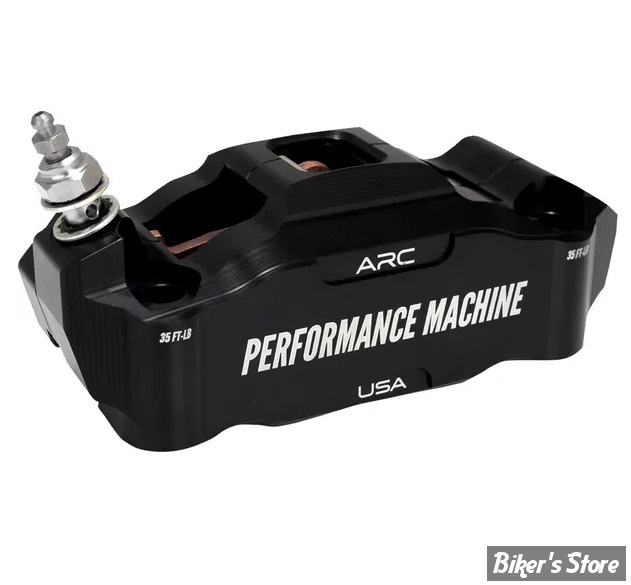 ETRIER RADIAL - ENTRE AXES : 108MM - ETRIER PERFORMANCE MACHINE -  4-PISTONS - 108MM Race Series radial - COTÉ : GAUCHE - FINITION : NOIR - 0052-2427-MB