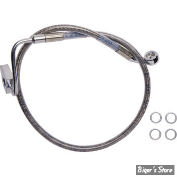 DURITE DE FREIN ARRIERE - TOURING 2014> ABS - OEM 41800541 - LONGUEUR : +000" - INOX