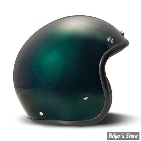 - CASQUE JET - DMD - RETRO - COULEUR : DEEP GREEN - ECE 22.06 - TAILLE XL