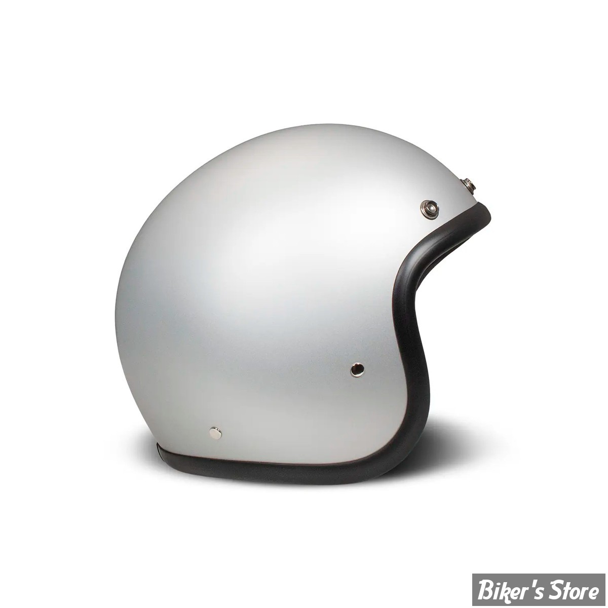 - CASQUE JET - DMD - RETRO - COULEUR : ALUMINIUM - ECE 22.06 