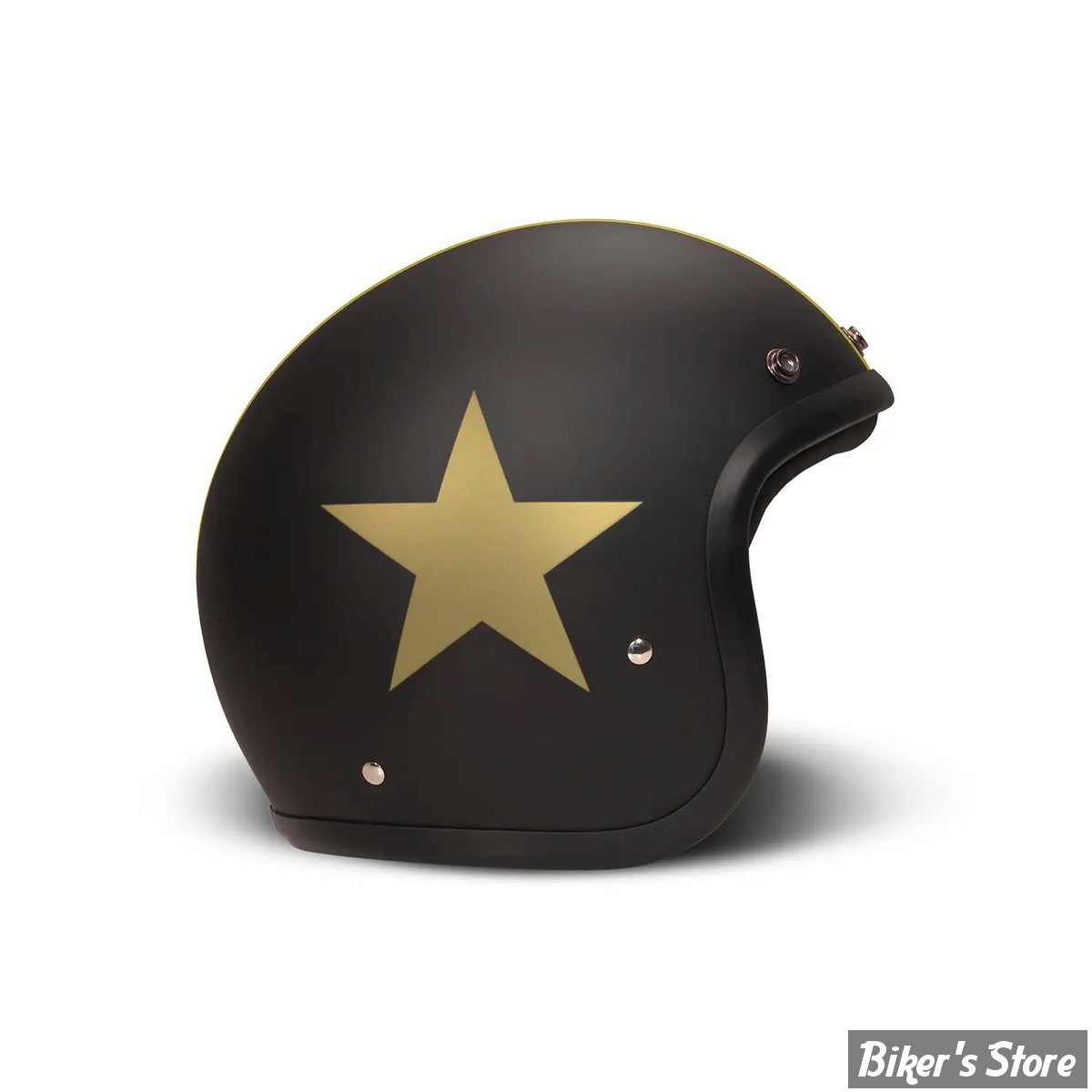 - CASQUE JET - DMD - RETRO - COULEUR : STAR GOLD - ECE 22.06 - TAILLE M