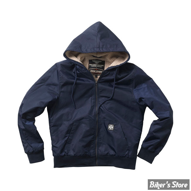 - VESTE - WCC - BFU Sherpa Nylon jacket - NAVY - TAILLE 3XL