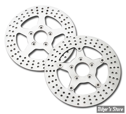 ECLATE DF - PIECE N° 01 - DISQUE AVANT 11.5" - OEM 44136-84A / 44136-92 - FLOTTANT 5 BRANCHES - FERODO