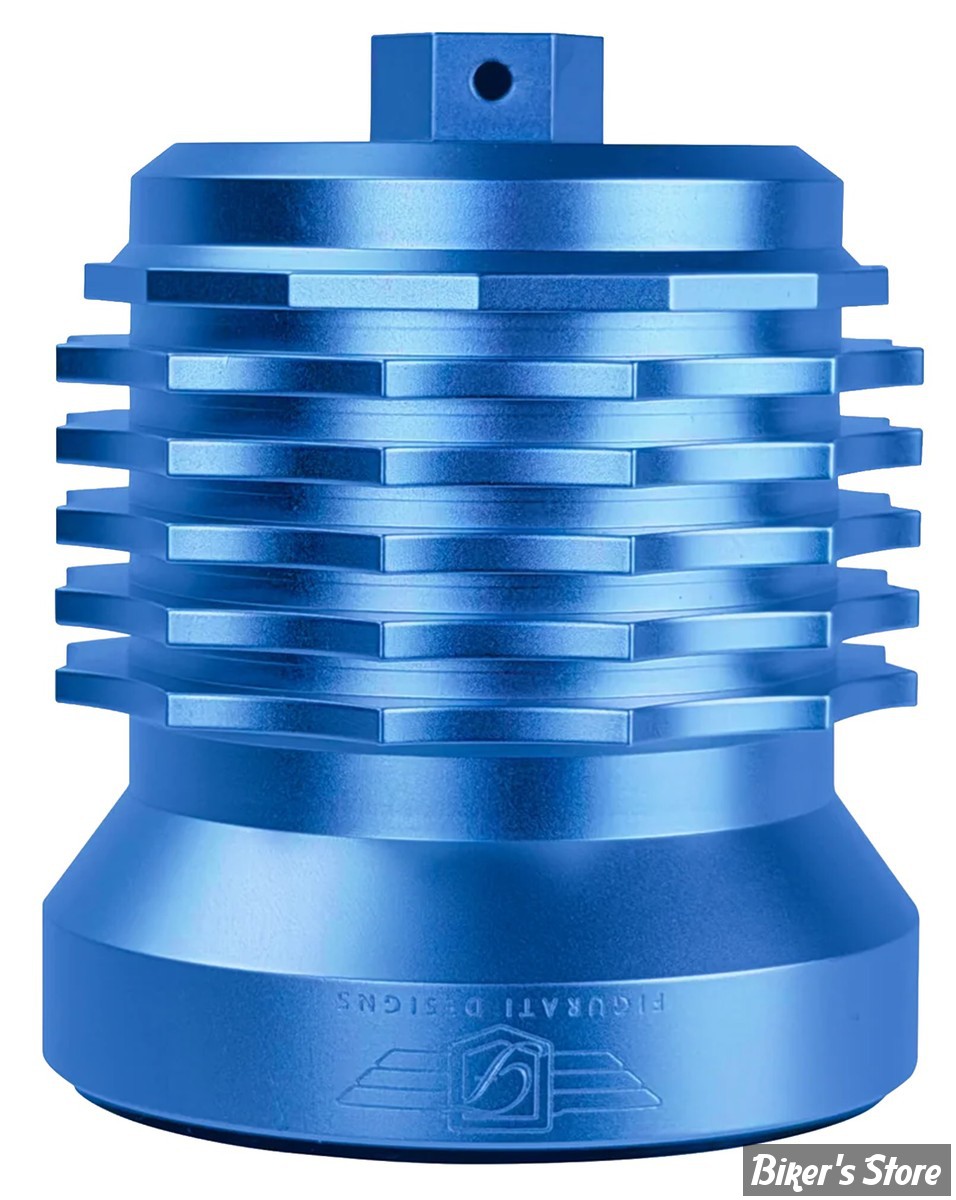 FIGURATI - FILTRE A HUILE - FIGURATI DESIGNS - RÉ-UTILISABLE - Performance Magnetic Oil Filter - FINITION : BLEU - FDP01-OILFIL-B