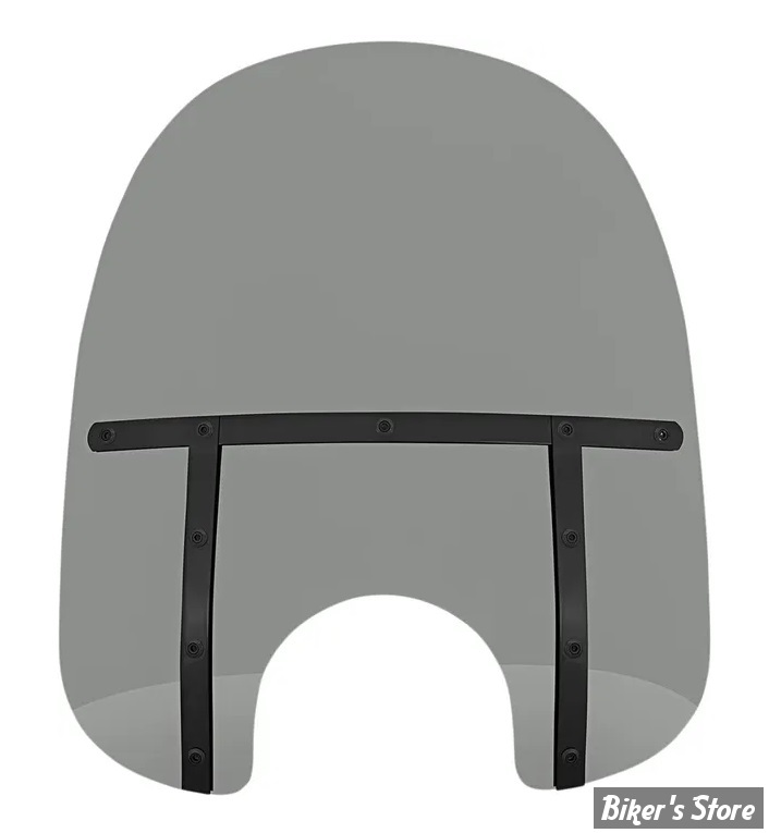 Pare brise détachable - MEMPHIS SHADES - Memphis Fats - DÉCOUPE DE PHARE DE 7" - Hauteur 13" / 33cm - NIGHT SHADES NOIR FUME - MEB31112