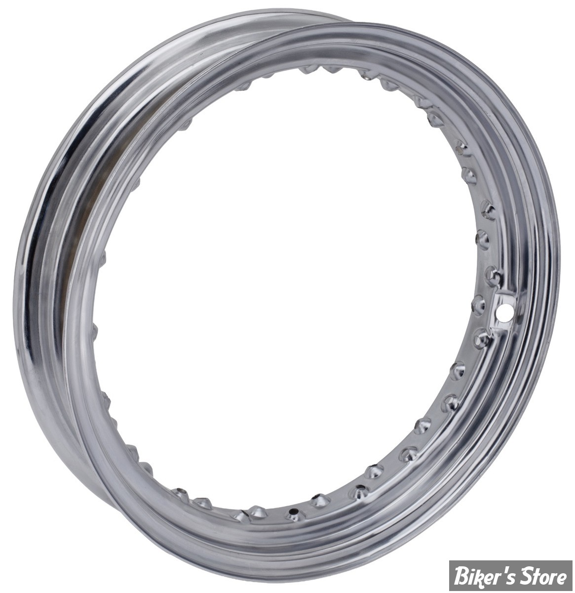VOILE DE JANTE - 16" X 3.00 - 40 RAYONS - DROP CENTER - OEM 43009-40 - CHROME