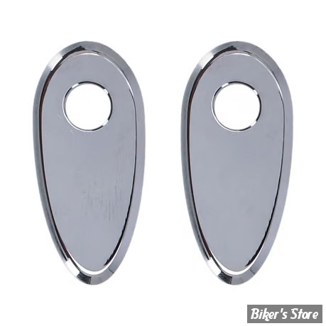 AR /  CACHES ORIFICES DE CLIGNOTANTS ARRIERE - MCS - FINITION : CHROME 