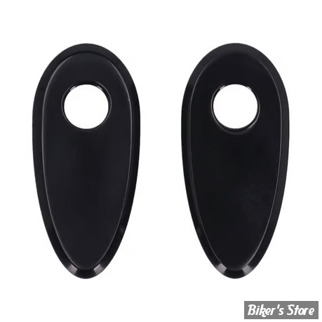 AR /  CACHES ORIFICES DE CLIGNOTANTS ARRIERE - MCS - FINITION : NOIR