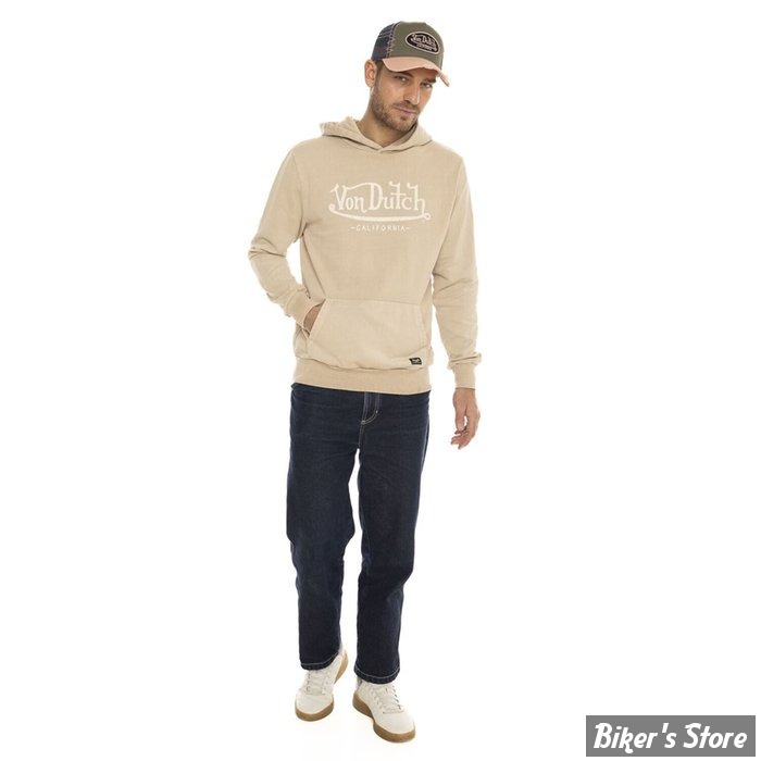 - SWEAT SHIRT A CAPUCHE - VON DUTCH - Youth hoodie - marron - TAILLE S