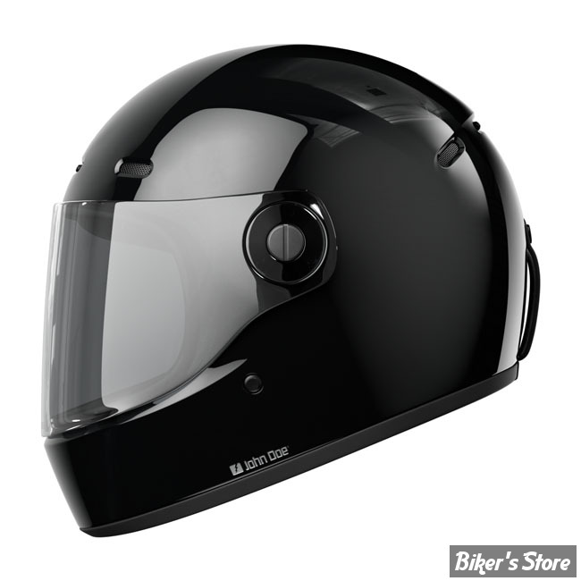 CASQUE INTEGRAL - JOHN DOE - JD ONE / ECE R22.06 - NOIR BRILLANT - TAILLE XS