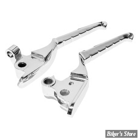 ECLATE L - PIECE N° 06 / 08 - KIT LEVIERS TOURING 08/13 - EMBRAYAGE PAR CABLE - OEM 38843-08 - KURYAKYN - ENYGMA - CHROME - KUR10056-1