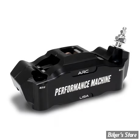 ETRIER RADIAL - ENTRE AXES : 108MM - ETRIER PERFORMANCE MACHINE -  4-PISTONS - 108MM Race Series radial - COTÉ : DROIT - FINITION : NOIR - 0052-2426-MB