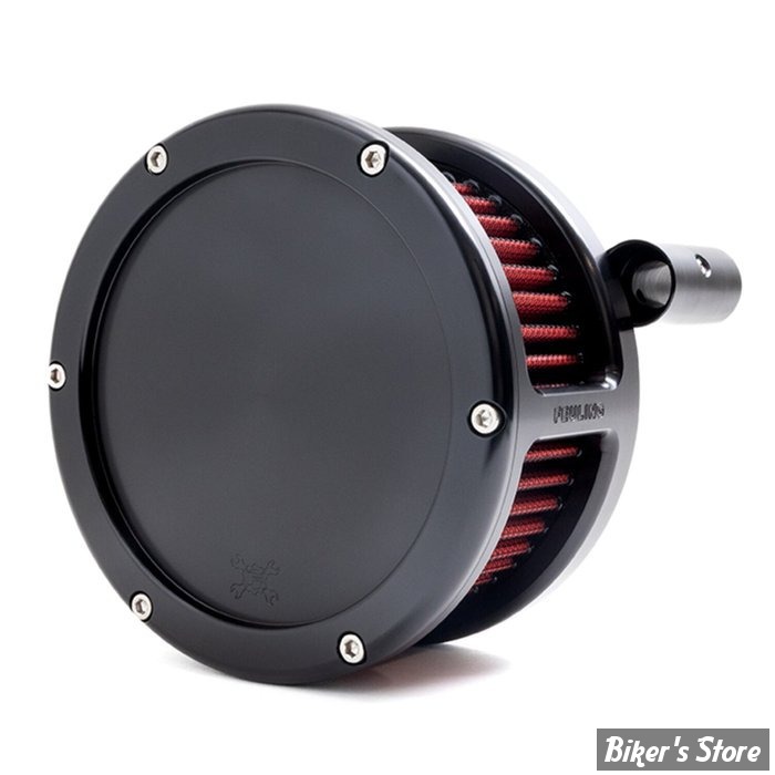 FILTRE A AIR FEULING - BIGTWIN 84/99 - STANDARD BA AIR CLEANER KIT - SOLID COVER - FILTRE ROUGE / NOIR - 5463