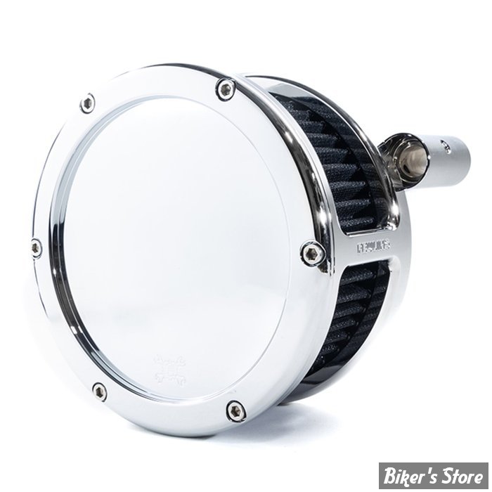 FILTRE A AIR FEULING - TOURING 08/16 / SOFTAIL 16/17 / DYNA FXDLS 16/17 - STANDARD BA AIR CLEANER KIT - STANDARD BA AIR CLEANER KIT - SOLID - FILTRE NOIR / CHROME - 5557