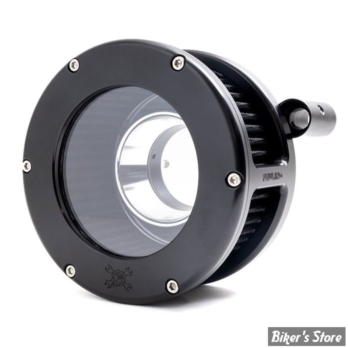 FILTRE A AIR FEULING - BIGTWIN 84/99 - STANDARD BA AIR CLEANER KIT - CLEAR COVER - FILTRE NOIR / NOIR - 5564