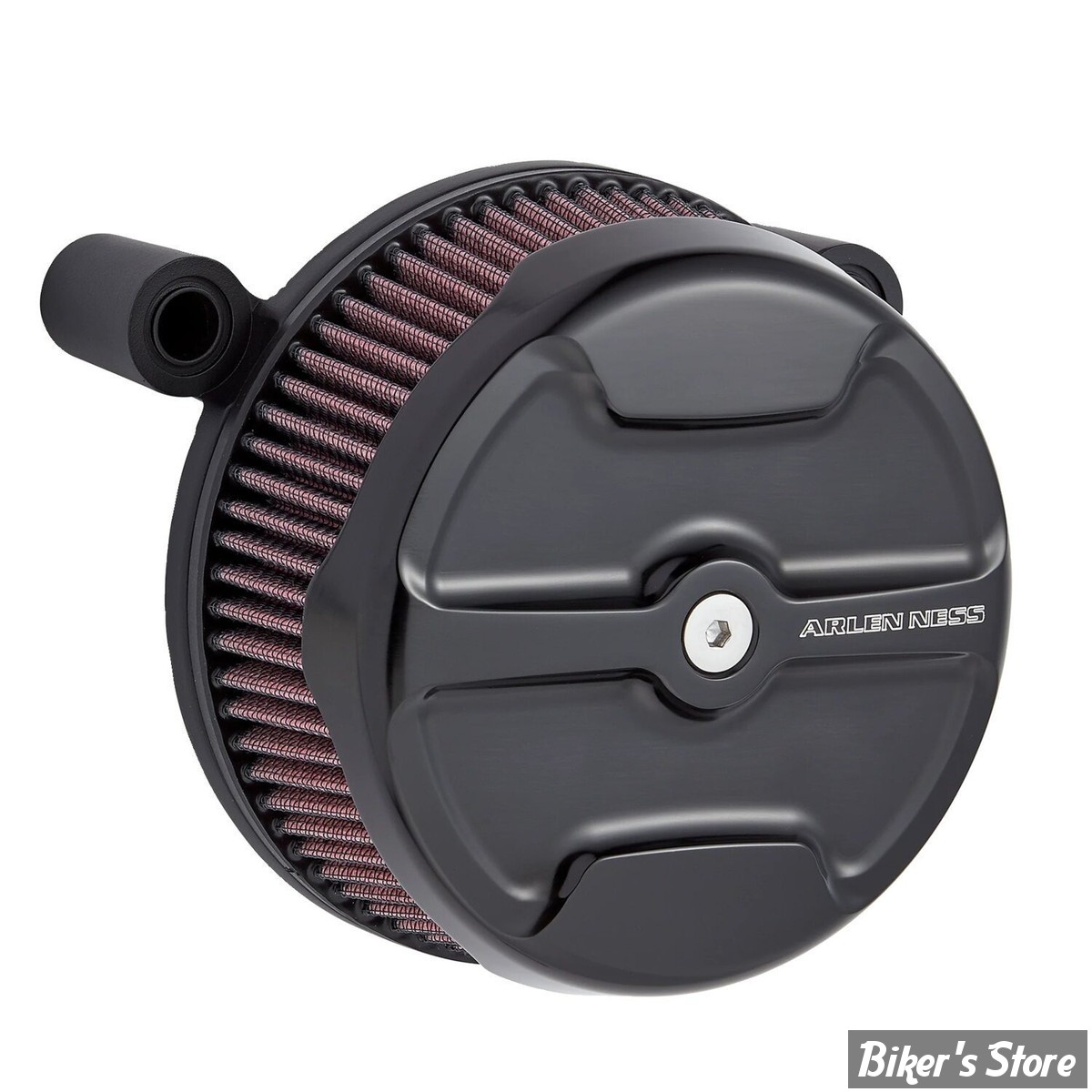 FILTRE A AIR -  ARLEN NESS - STAGE 1 - XL88UP - Big Sucker air cleaner kit - FILTRE ROUGE STANDARD - Knuckle - NOIR - 18-754