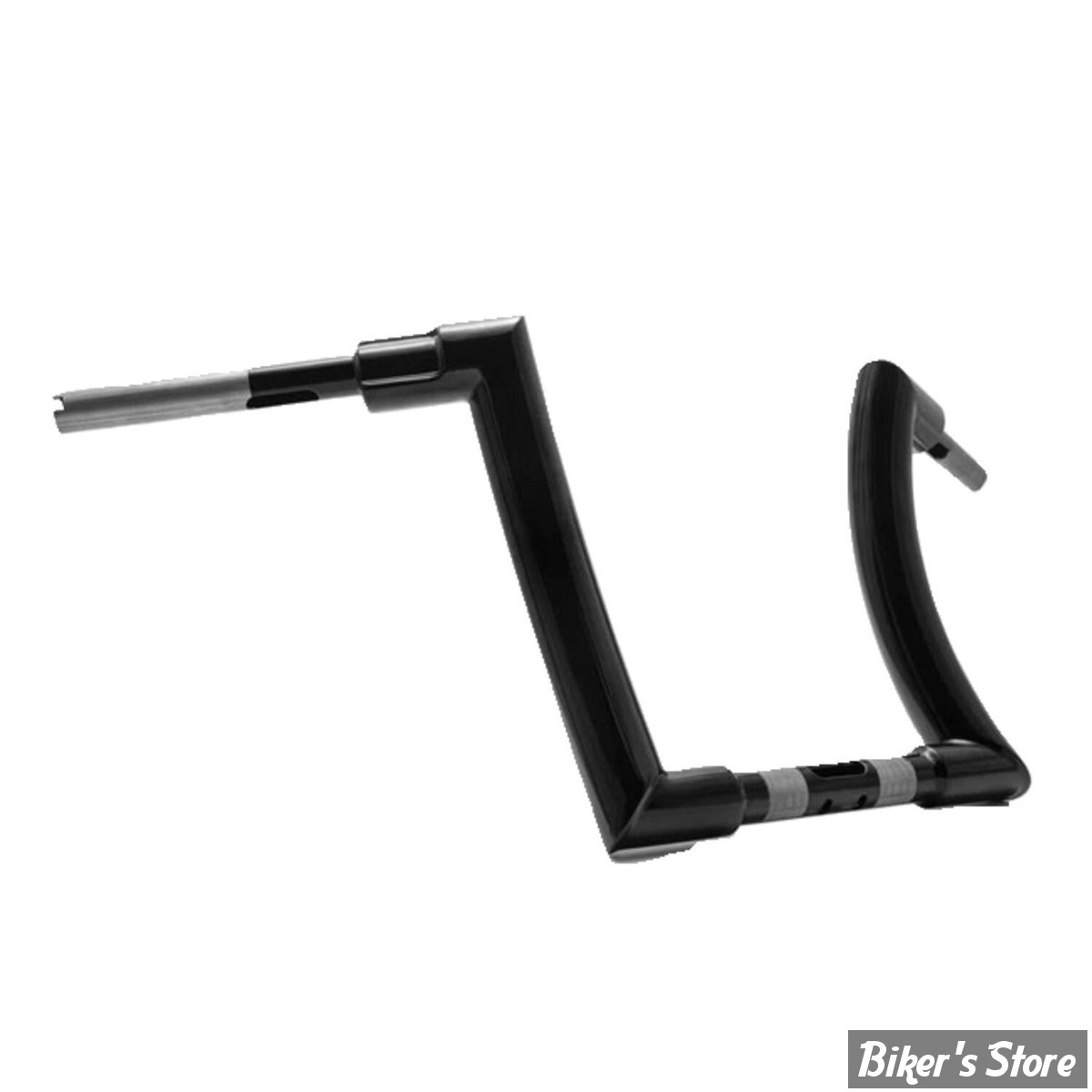 GUIDON - Killer Custom - INDIAN CHIEF 22UP - Killer Bull 2 Fat Handlebars - 2" / 5CM - HAUTEUR : 25.40 CM / 10" - NOIR 