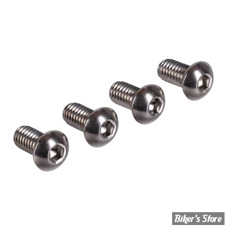 VISSERIE DE COUVRE COURROIE - SPORTSTER RH1250S / RH975T - OEM 10500135 -  SCREWS4BIKES - INOX / POLI - RS.HD.2.va