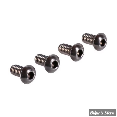 KIT VIS DE FIXATION DE PHARE - OEM 10200032 - SOFTAIL M8 FXBR/S - Screws4Bikes - INOX POLI - LP.HD.1.va