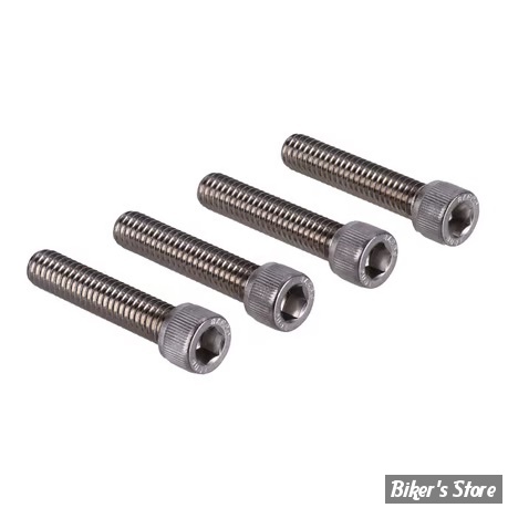 ECLATE O - PIECE N° 04B - KIT VISSERIE DE GARDE BOUE AVANT - OEM 3462 - TOURING 2009UP - SCREWS4BIKES - INOX POLI - FF.HD.2.va