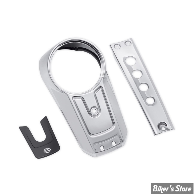  ECLATE A1 - PIECE N° 01 - KIT DE CONSOLE DE RÉSERVOIR - OEM 70900835 / 61400581 / 14101092 -  SOFTAIL M8 18UP - HD - CHROME