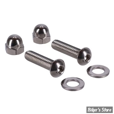 ECLATE J - PIECE N° 30 - VISSERIE DE REPOSES PIEDS - OEM 4721 / 7778 - SCREWS4BIKES - INOX POLI - FR.HD.3.va
