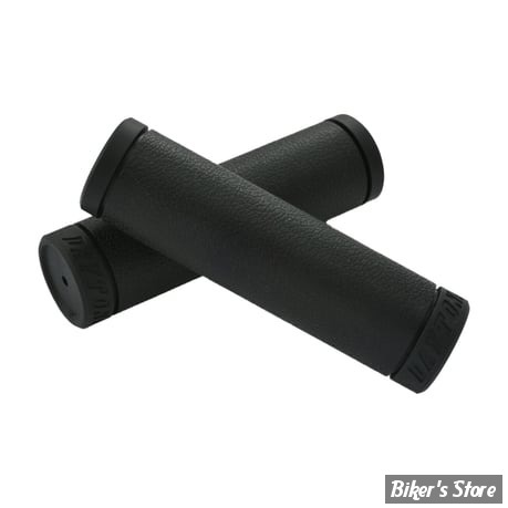 POIGNEES CAOUTCHOUC - ∅ 1" / 25,40MM - DAYTONA - KAWA - NOIR - 709128