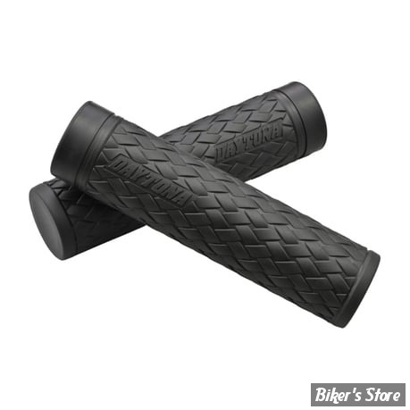 POIGNEES CAOUTCHOUC - ∅ 1" / 25,40MM - DAYTONA - KNIT - NOIR - 709133