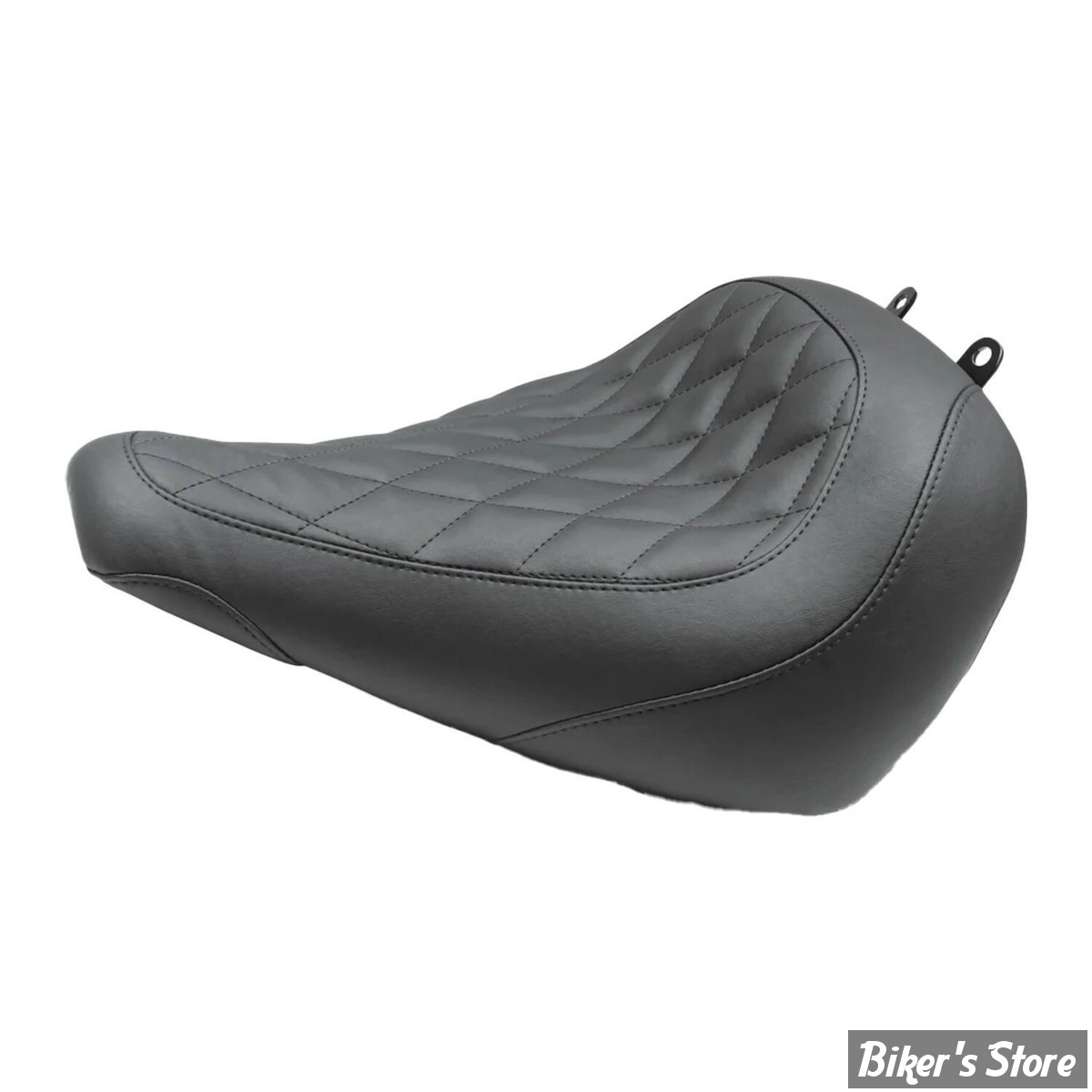 SELLE SOLO - SOFTAIL FXBR 23UP - MUSTANG - WIDE TRIPPER  - DIAMOND NOIR / COUTURES : NOIR - 89027