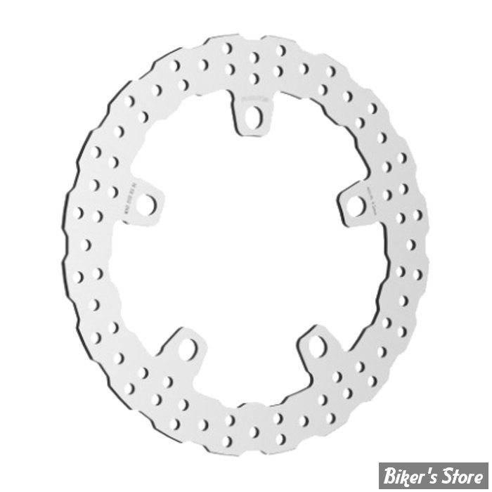 DISQUE AVANT - 12.6" - OEM 41500158A - RICK'S MOTORCYCLES FRONT BRAKE ROTOR - WAVE - FIXE - GAUCHE OU DROIT - ACIER INOX - 20-W41500158A-320