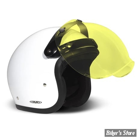 DMD - VISIERE POUR CASQUE JET - FLIP UP BUBBLE - COULEUR : JAUNE
