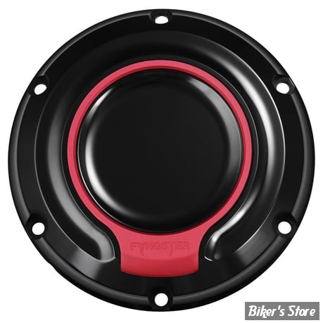 ECLATE I - PIECE N° 07 - COUVERCLE D EMBRAYAGE - SPORTSTER 04UP - FANGSTER - NOIR / ROUGE