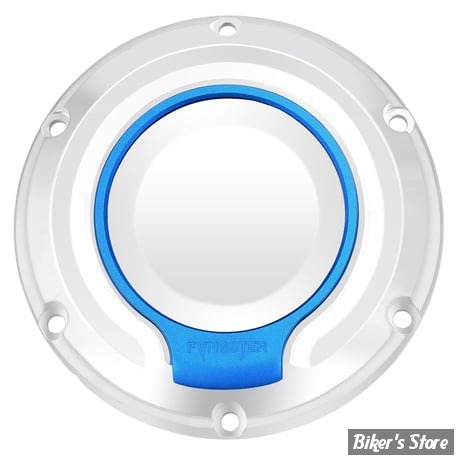 ECLATE I - PIECE N° 07 - COUVERCLE D EMBRAYAGE - SPORTSTER 04UP - FANGSTER - CHROME / ROUGE