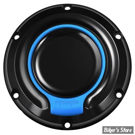 ECLATE I - PIECE N° 07 - COUVERCLE D EMBRAYAGE - SPORTSTER 04UP - FANGSTER - NOIR / BLEU