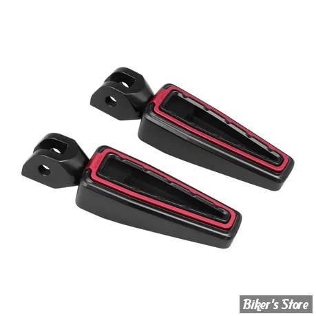 - AN - FANGSTER - REPOSES PIEDS AVANT - HD 2018UP - Fangster foot pegs - NOIR / ROUGE