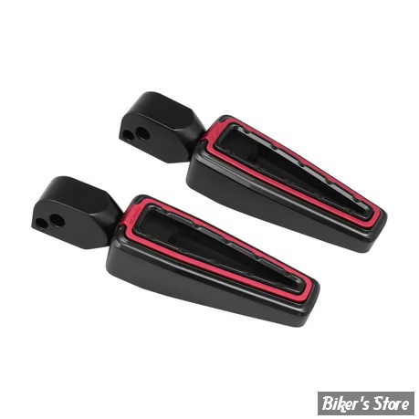 - REPOSES PIEDS ARRIERE - SOFTAIL 2018UP - FANGSTER - NOIR / ROUGE