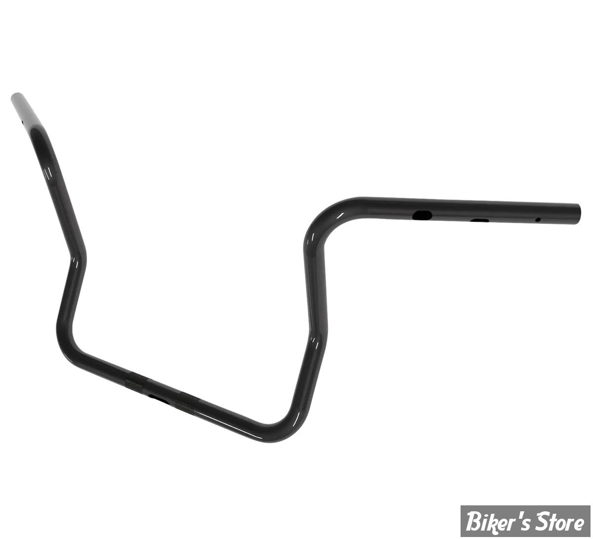 GUIDON APEHANGER 1" - HAUTEUR : 35.40CM / 14" - MAGNUM - BAGGER STYLE Handlebar - FLHX 23UP - NOIR BRILLANT - 4HB-2614