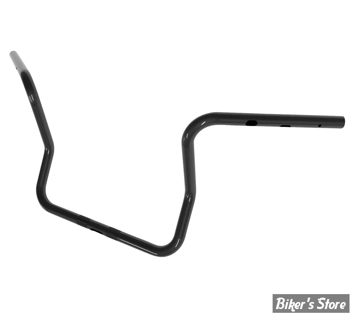 GUIDON APEHANGER 1" - HAUTEUR : 40.00CM / 16" - MAGNUM - BAGGER STYLE Handlebar - FLHX 23UP - NOIR BRILLANT - 4HB-2616