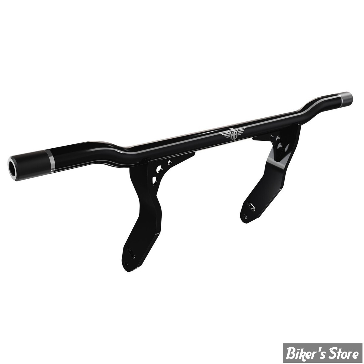 CRASH BAR - DYNA 91/17 - HeinzBikes Performance crashbar - EMBOUTS : ARGENT - HB-PCB-FX-S