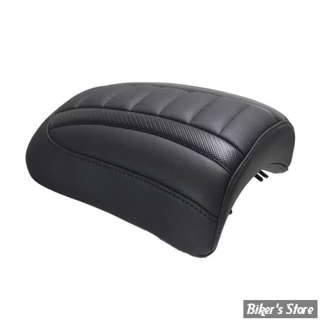 SELLE SOLO - MUSTANG - CVO 23UP - Deluxe Touring Padded Cowl - POUF PASSAGER - NOIR - 88610