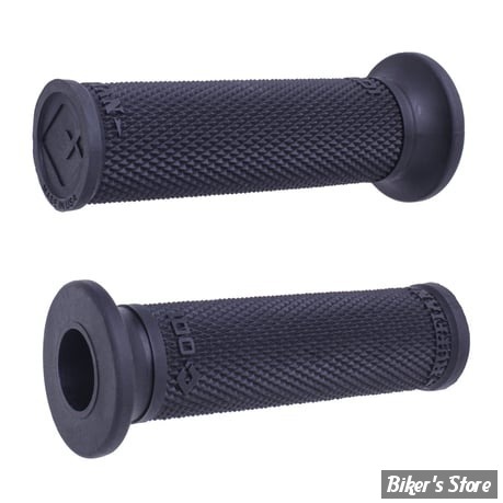  - POIGNEES CAOUTCHOUC - ∅ 1" / 25,40MM - ODI - V-Twin Ruffian single-ply Grip - GUIDON DE 1" - NOIR -  V00RFB