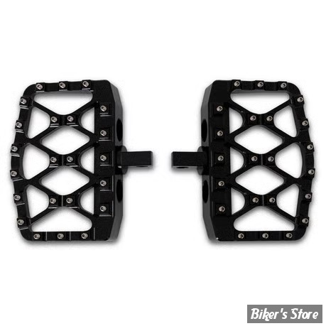 - REPOSES PIEDS - BURLY - MX EVOLUTION MINI FLOORBOARDS - NOIR -  B13-1018B