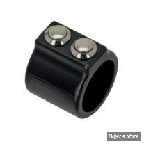 COMMANDE D'INTERRUPTEURS DE GUIDON - POUR GUIDON DE 1" - BOUTON POUSSOIR - ZODIAC - PRIME CUSTOM - 2 BOUTONS - NOIR - NI REPRIS NI ECHANGE