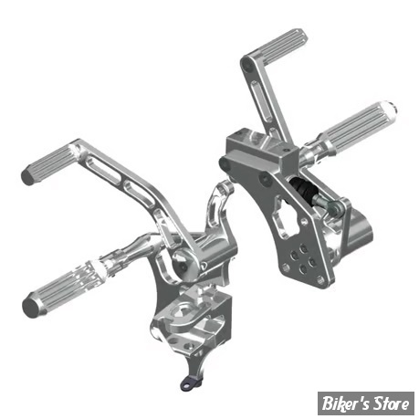 - COMMANDES AVANCEES - SOFTAIL 07/17  - RICK'S - BILLET ALUMINIUM - LONGUEUR : STANDARD -  REPOSES PIEDS : AK4.7 - GROOVED - POLI - 50-2009000-1