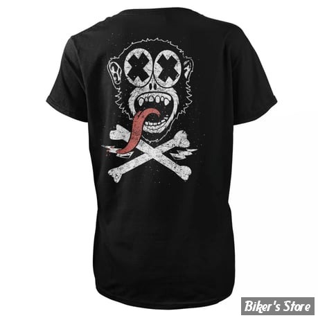 - TEE-SHIRT FEMME -  GAS MONKEY -  Knockout t-shirt - BLACK - TAILLE L