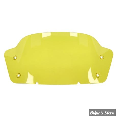 PARE BRISE -  MCS - FLHX / FLHXSE 2023UP - PARE-BRISE POUR CARENAGES BATWING - HAUTEUR : 10" / 25,54CM - COULEUR : JAUNE 