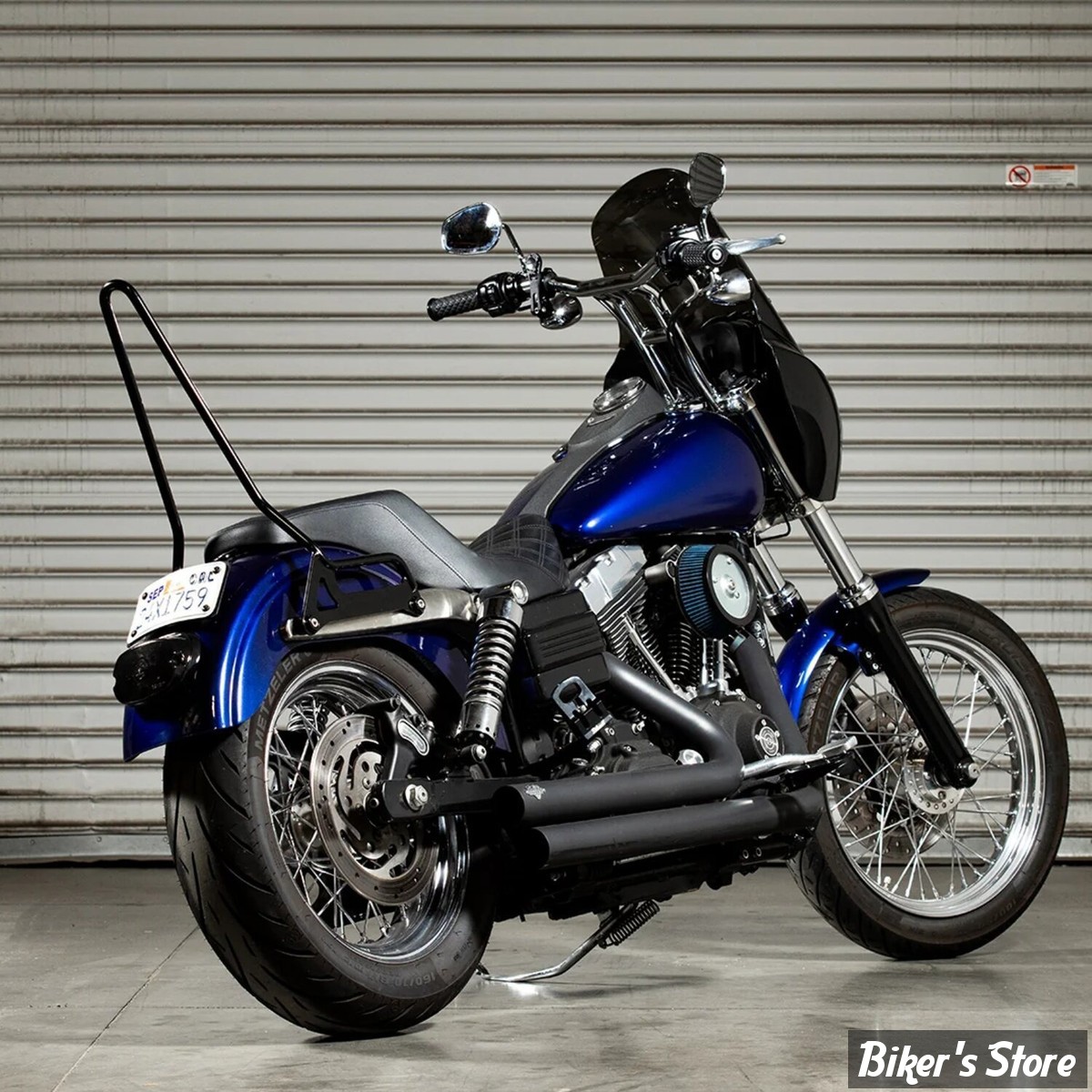 -  KIT SISSY BAR - DYNA 06/17 - BILTWELL - EXFIL SISSY BAR - NOIR BRILLANT - 5003-101