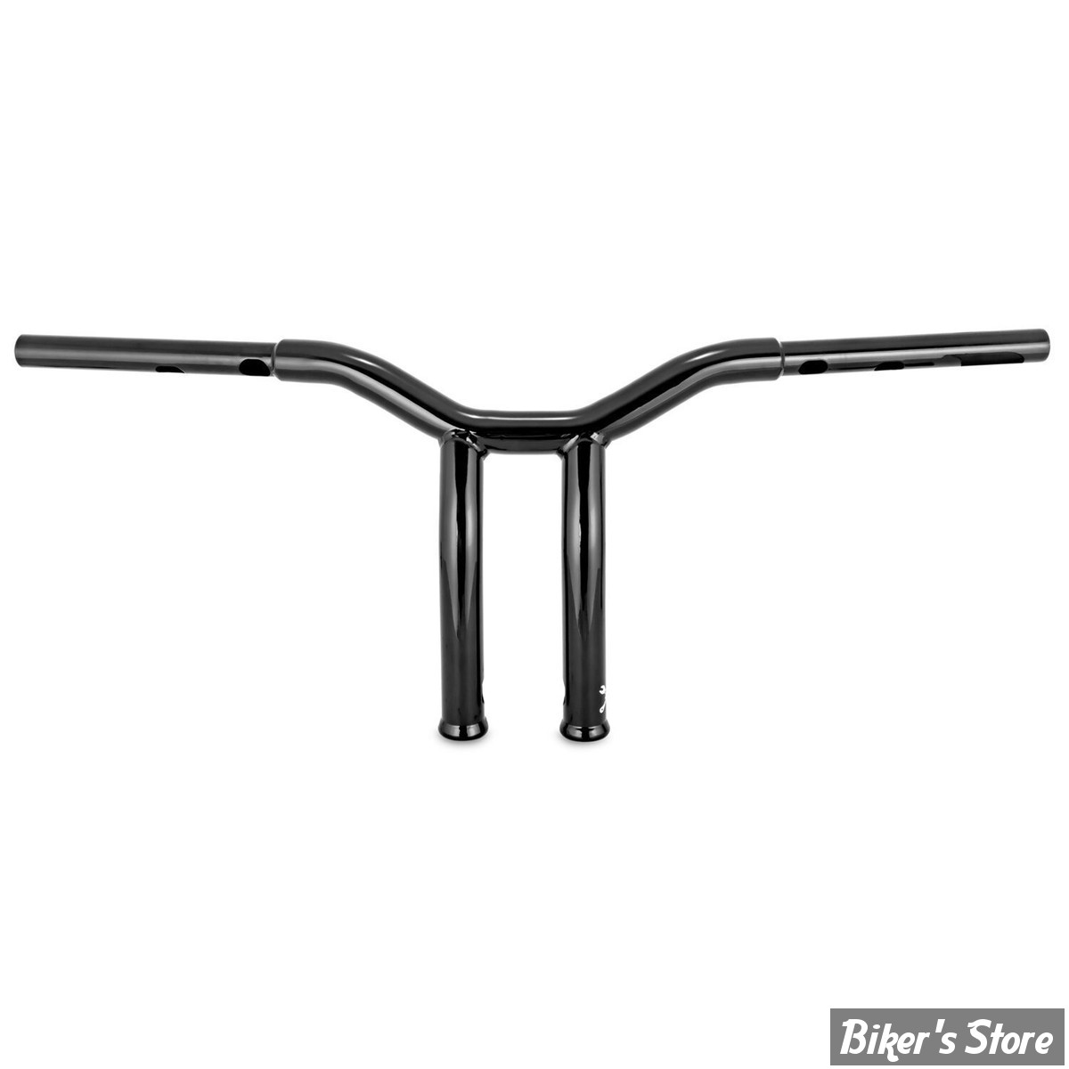 GUIDON BURLY - DOMINATOR - PULLBACK -  32MM / 1"1/4 - FLHX 2024UP / FLHXSE 23UP / SOFTAIL 2025UP - HAUTEUR : 25,50 CM / 10" - NOIR - B12-6081B