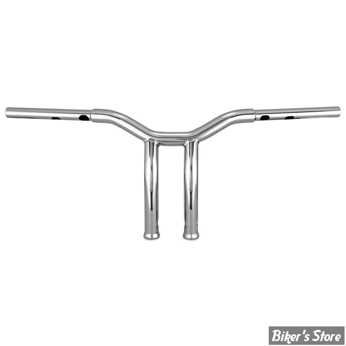 GUIDON BURLY - DOMINATOR - PULLBACK -  32MM / 1"1/4 - FLHX 2024UP / FLHXSE 23UP / SOFTAIL 2025UP - HAUTEUR : 25,50 CM / 10" - CHROME - B12-6081C